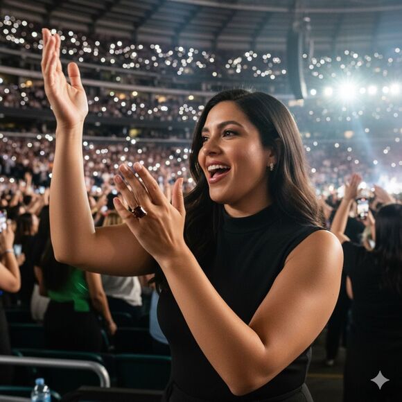 Signed Avon Emerald Cut Red Glass Cocktail Ring Gold Tone Vintage Statement - Picture 2 of 10